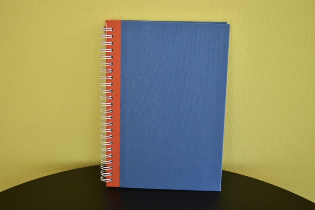 08 Notizbuch blau